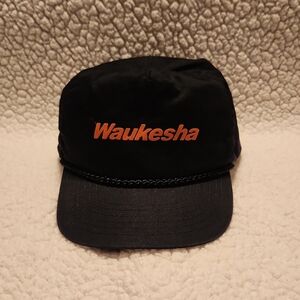 Vintage 90's Waukesha Engines Four Seasons 100% Cotton Truckers Hat Ball Cap